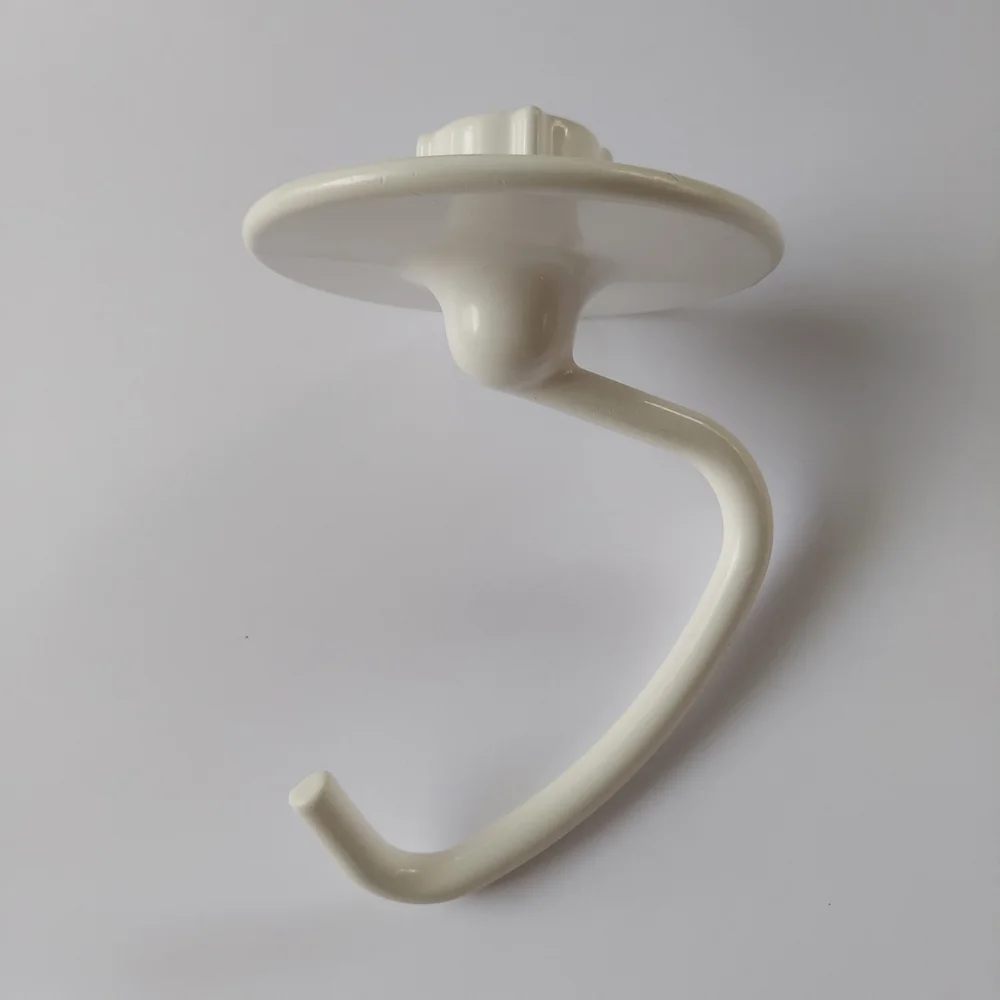 KitchenAid White Dough Hook Attachment  Compatible with K45 mixer